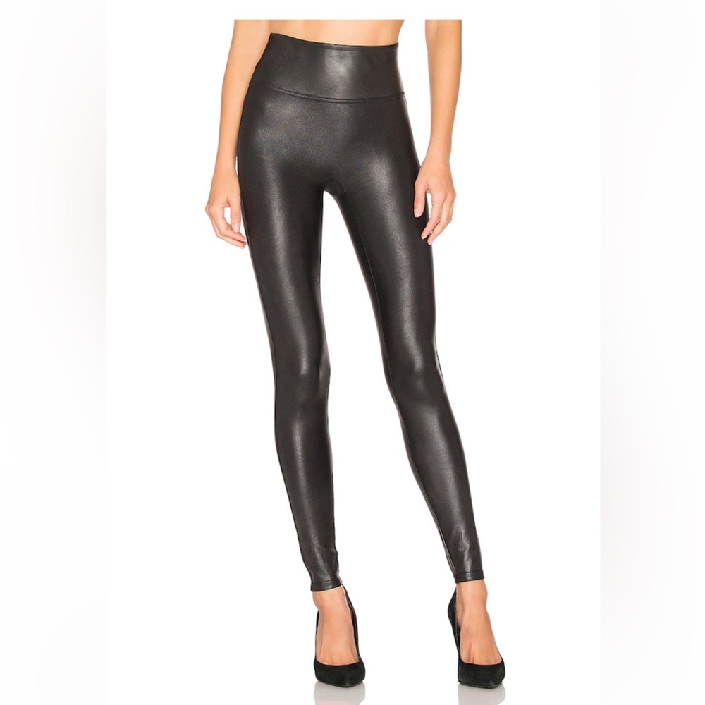 Spanx Faux Leather Leggings, Size Small, NWT
